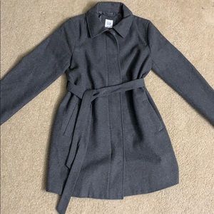 Gap Maternity Wool-Blend Wrap Coat
